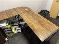 Shaped Computer Desk - Reversible Corner