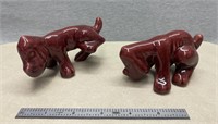 Vintage Camark Pottery Poop/Pee Hounds