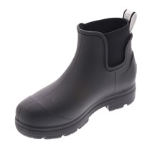 UGG Women's Droplet Rain Boot, Black, 9