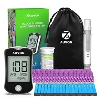 AUVON Blood Glucose Monitor Kit, High Accuracy Blo