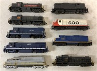 9 HO Train Engines-Kato, Life-Like, Bachmann