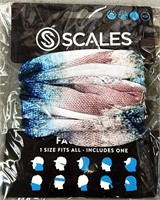 Case of 50 scales face wraps one size