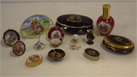 Quantity of assorted Limoges miniatures