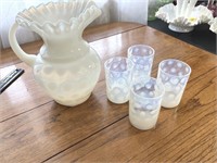 Lemonade pitcher & glasses