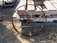 26" Vintage Wagon Wheel