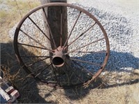 39" Vintage Wagon Wheel