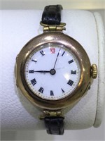 9K Gold Lady’s Watch - Rolex-Style Case - Made in