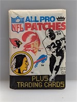 1977 Fleer All Pro NFL Patches And Cards Pack