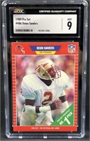 1989 Pro Set Deion Sanders CGC 9 MINT