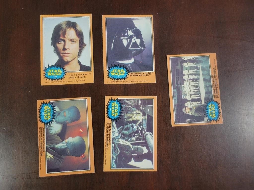 1977 TOPPS STAR WARS TRADING CARDS
