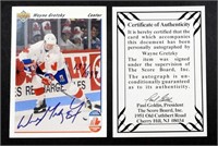 1991-92 Upper Deck Wayne Gretzky Signed