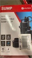 Utilitech submersible sump pump cast aluminum