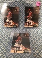 247 - 3 MICHAEL JORDAN COLLECTIBLE CARDS (A48)