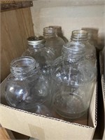 4 boxes of large jars