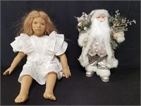 Box of Tara doll and Santa Claus Christmas