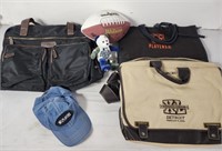 Reebok bags, NFL Super Bowl 2006, signed football