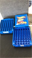 Hot wheel carrying cases.