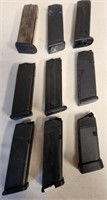 P - LOT OF 8 AMMO MAGS (Q35)