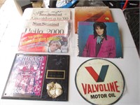 VINTAGE LOT / RECORDS/ PAPERS / PLAQUE/ SIGN