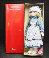 Brinn's Collectible 15" Porcelain Doll - Blonde