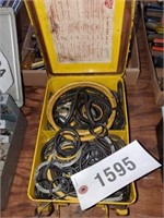 YELLOW CONTAINER OF MISC. SIZE O RINGS