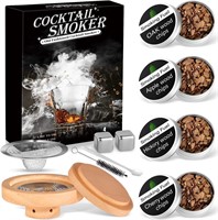 Whiskey Smoker Kit with 4 Wood Chips