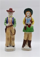 Pair of Occupied Japan Porcelain Western Figurines