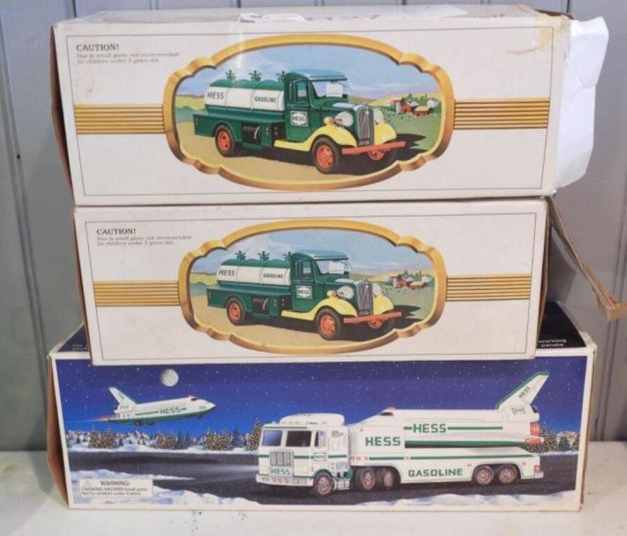 (3) Hess Trucks to include 1999 Shuttle and