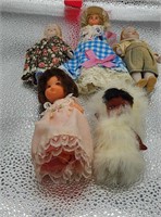 Vintage Dolls Original Outfits and Close 70's A