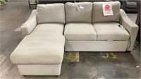 2-PIECE SLEEPER SECTIONAL WITH CHAISE.AND USB