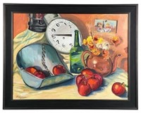 Still-Life Oil Painting in manner of Paul Cezanne