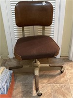 Vintage office chair, circa 1950s.