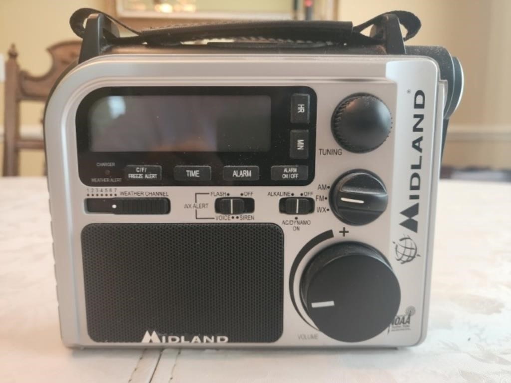 Vintage midland weather radio