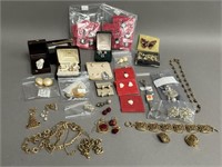 Collection of Earrings, Charms, Bracelets