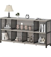 $250 63” Metal Horizontal Bookshelf