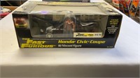 The fast and furious Honda civic coupe 1/25 scale