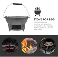 DOITOOL Camping Accessories Cast Iron Charcoal ...