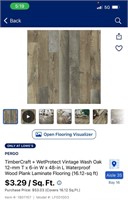 Waterproof laminate flooring