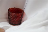 A Ruby Red Glass Cup