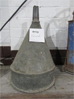 Vintage Galvanized Fuel Funnel