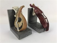 Vintage Lefton Lute Cello Bookends