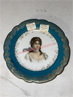 Antique Portrait Plate  (living room)