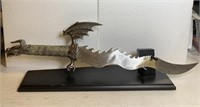 Decorative knife  w/stand