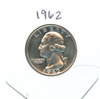 1962 Washington Silver Quarter