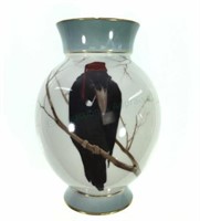 Royal Doulton Porcelain Crow Vase