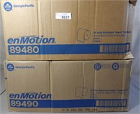 2 Cases Enmotion Recycled Paper Towels