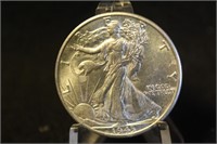 1943-D Walking Liberty Silver Half Dollar