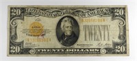 1928 $20 GOLD CERTIFICATE