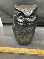 Cast aluminum owl