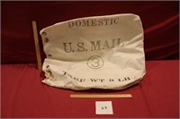 Vintage Original Canvas US Mail Bag